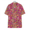 Retro Paisley Pattern Print Hawaiian Shirt