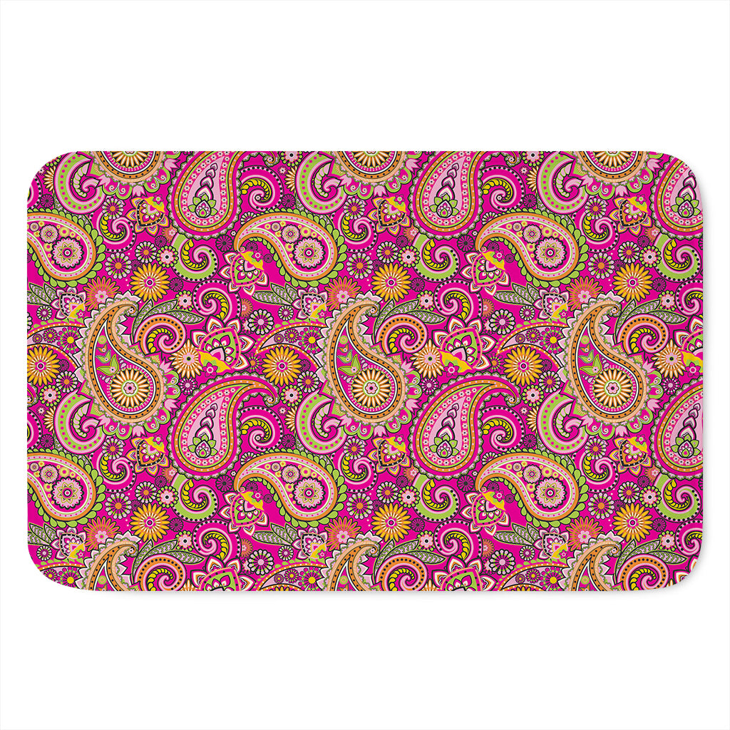 Retro Paisley Pattern Print Indoor Door Mat