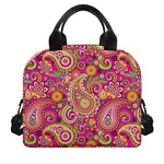 Retro Paisley Pattern Print Insulated Lunch Bag