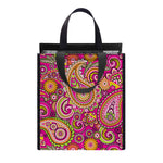 Retro Paisley Pattern Print Insulated Lunch Tote