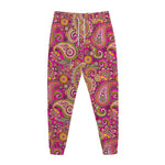 Retro Paisley Pattern Print Jogger Pants