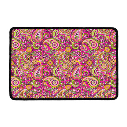 Retro Paisley Pattern Print Kitchen Mat