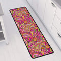 Retro Paisley Pattern Print Long Kitchen Mat