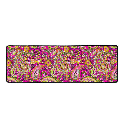 Retro Paisley Pattern Print Long Kitchen Mat