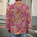 Retro Paisley Pattern Print Men's Shirt Jacket
