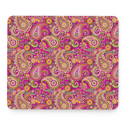 Retro Paisley Pattern Print Mouse Pad