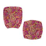 Retro Paisley Pattern Print Office Chair Cover