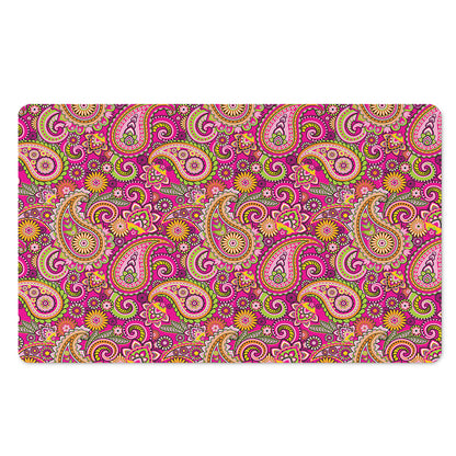 Retro Paisley Pattern Print Polyester Doormat