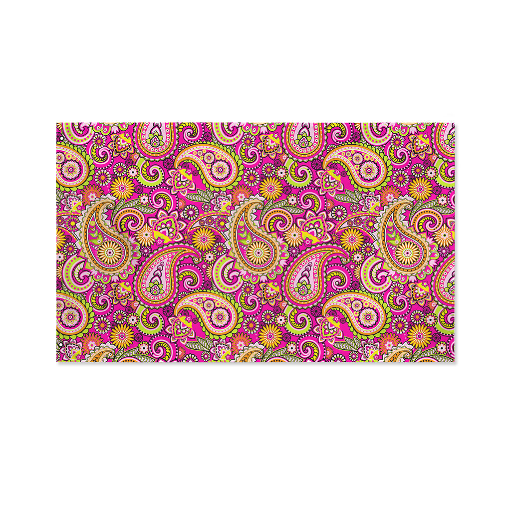 Retro Paisley Pattern Print Polyester Flag