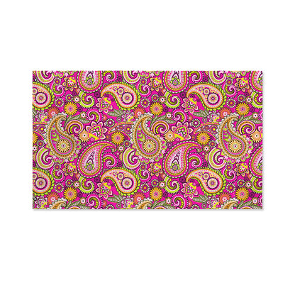 Retro Paisley Pattern Print Polyester Flag