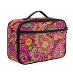 Retro Paisley Pattern Print Portable Lunch Bag