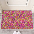 Retro Paisley Pattern Print Rubber Doormat