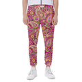 Retro Paisley Pattern Print Joggers