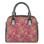 Retro Paisley Pattern Print Shoulder Handbag