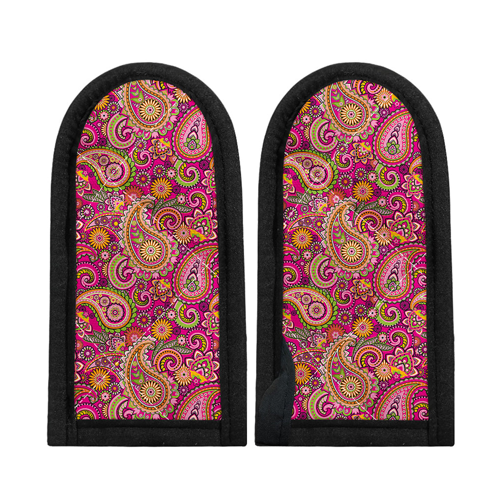 Retro Paisley Pattern Print Skillet Handle Cover