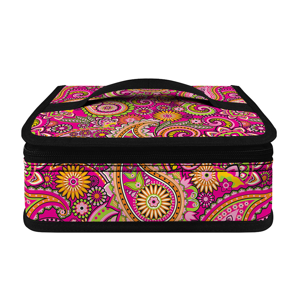 Retro Paisley Pattern Print Small Lunch Bag
