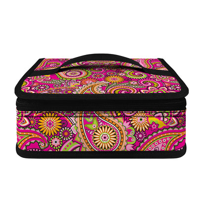 Retro Paisley Pattern Print Small Lunch Bag