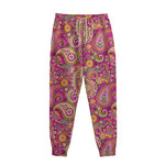 Retro Paisley Pattern Print Sweatpants