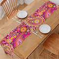 Retro Paisley Pattern Print Table Runner