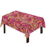 Retro Paisley Pattern Print Tablecloth