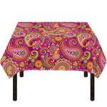 Retro Paisley Pattern Print Tablecloth