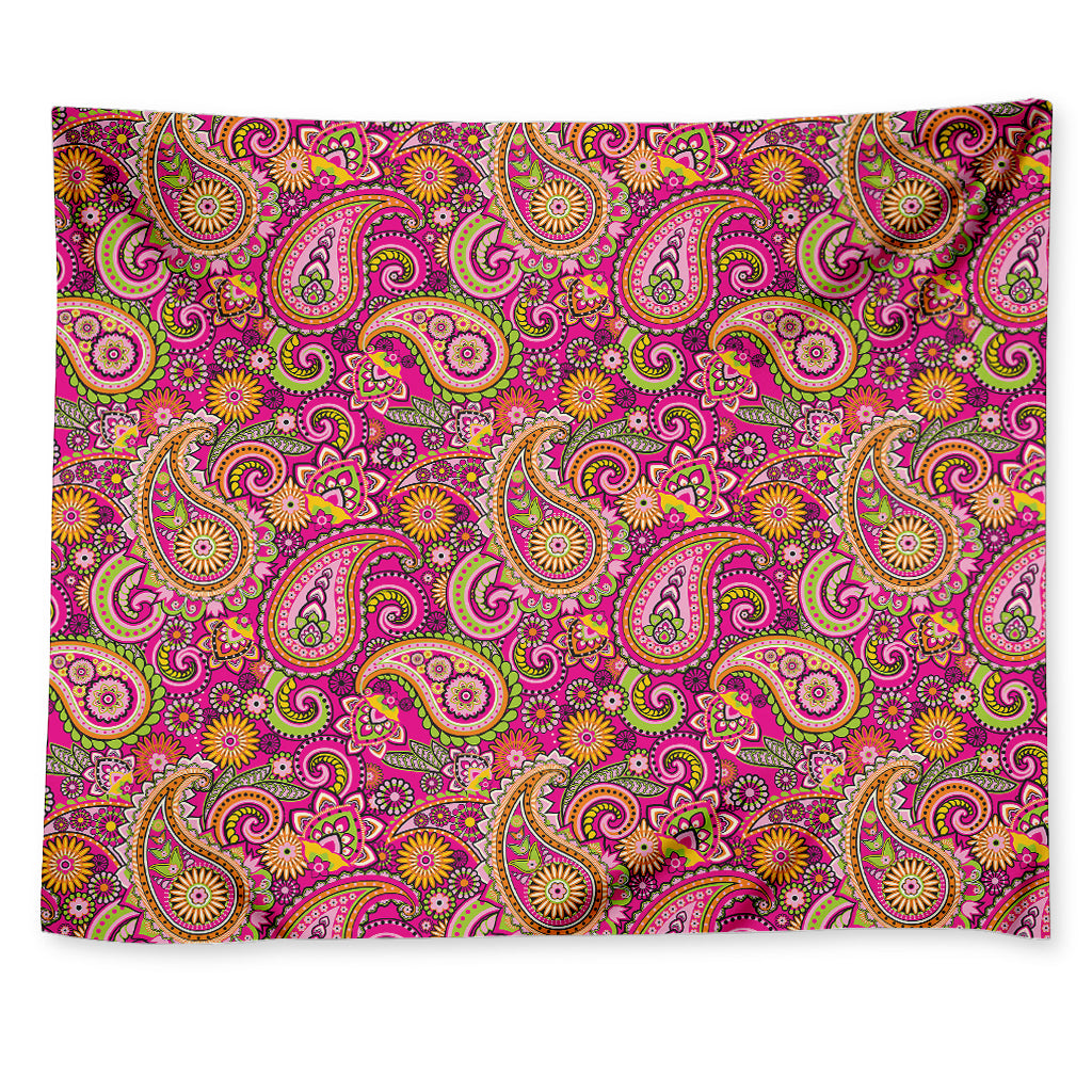 Retro Paisley Pattern Print Tapestry