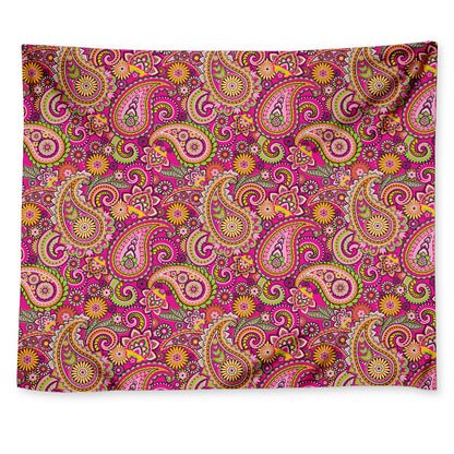 Retro Paisley Pattern Print Tapestry