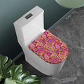 Retro Paisley Pattern Print Toilet Lid Cover