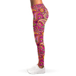 Retro Paisley Pattern Print Women's Leggings
