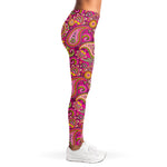 Retro Paisley Pattern Print Women's Leggings