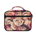 Retro Pink Roses Floral Print Briefcase Bible Bag