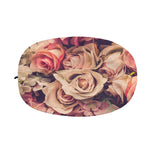 Retro Pink Roses Floral Print Car Side Mirror Covers