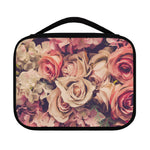 Retro Pink Roses Floral Print Classic Bible Case