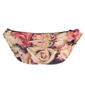 Retro Pink Roses Floral Print Fanny Pack