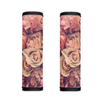 Retro Pink Roses Floral Print Handle Covers