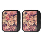 Retro Pink Roses Floral Print Handle Covers