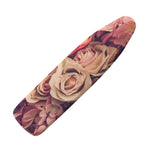 Retro Pink Roses Floral Print Ironing Board Cover