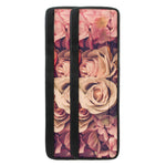 Retro Pink Roses Floral Print Refrigerator Handle Covers
