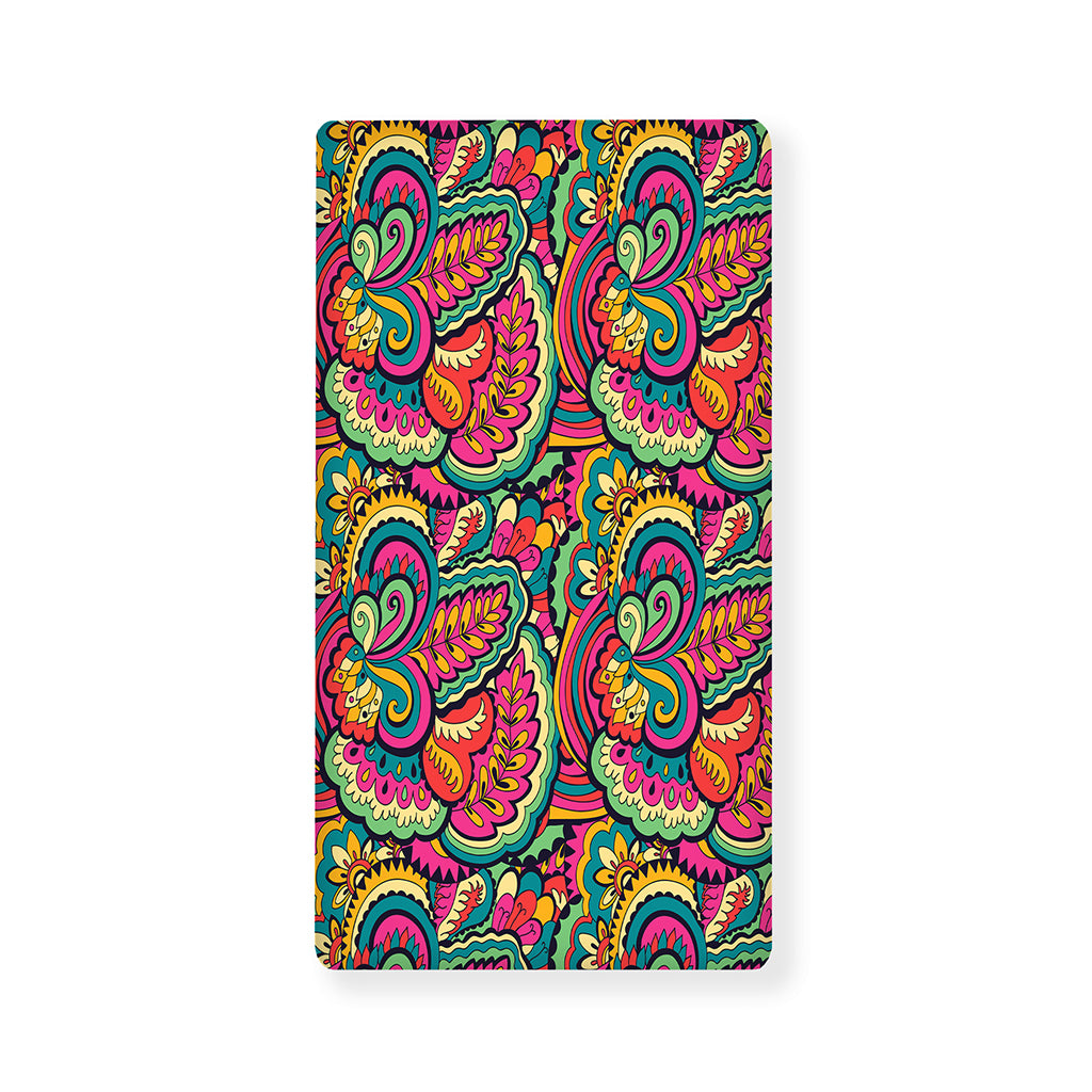 Retro Psychedelic Hippie Pattern Print Baby Crib Sheet