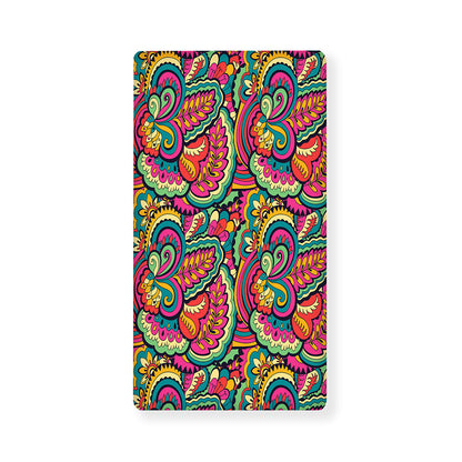 Retro Psychedelic Hippie Pattern Print Baby Crib Sheet