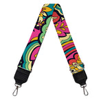 Retro Psychedelic Hippie Pattern Print Bag Strap