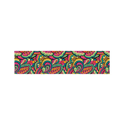 Retro Psychedelic Hippie Pattern Print Bed Runner