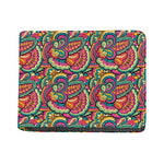 Retro Psychedelic Hippie Pattern Print Bifold Wallet