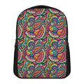 Retro Psychedelic Hippie Pattern Print Casual Backpack
