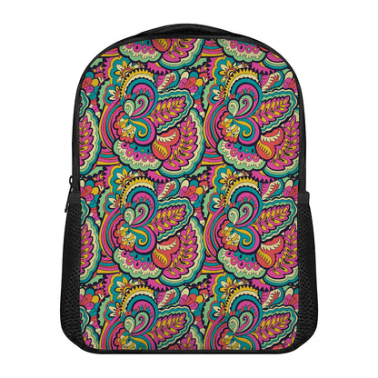 Retro Psychedelic Hippie Pattern Print Casual Backpack