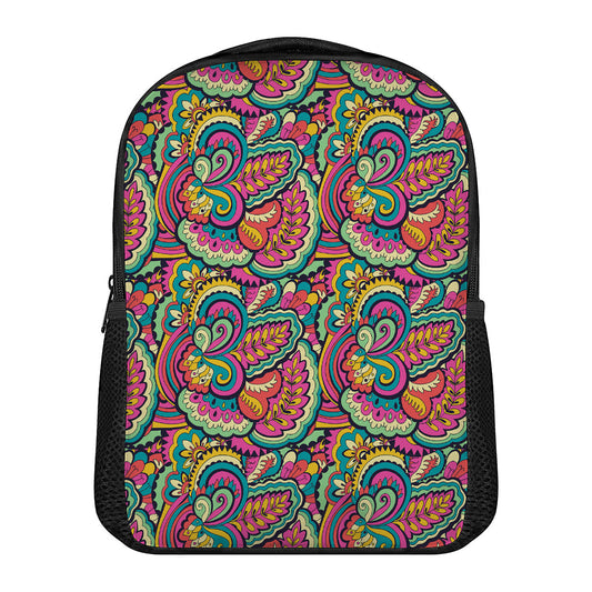 Retro Psychedelic Hippie Pattern Print Casual Backpack