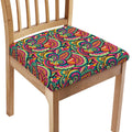Retro Psychedelic Hippie Pattern Print Chair Cushion Cover
