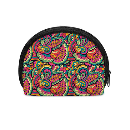 Retro Psychedelic Hippie Pattern Print Coin Purse