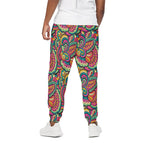 Retro Psychedelic Hippie Pattern Print Cotton Pants