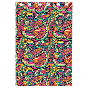 Retro Psychedelic Hippie Pattern Print Curtain